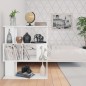 vidaXL Estantería/divisor madera contrachapada blanco 80x24x96 cm vidaXL Estantería/divisor madera contrachapada blanco 80x24x96 cm