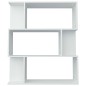 vidaXL Estantería/divisor madera contrachapada blanco 80x24x96 cm vidaXL Estantería/divisor madera contrachapada blanco 80x24x96 cm
