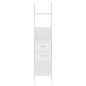 vidaXL Estantería librería madera contrachapada blanco 40x35x180 cm vidaXL Estantería librería madera contrachapada blanco 40x35x180 cm