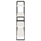 vidaXL Estantería 4 niveles madera maciza de pino blanco 100x30x140 cm vidaXL Estantería 4 niveles madera maciza de pino blanco 100x30x140 cm
