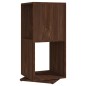 vidaXL Armario giratorio aglomerado roble marrón 34,5x34,5x75,5 cm vidaXL Armario giratorio aglomerado roble marrón 34,5x34,5x75,5 cm