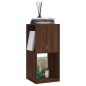 vidaXL Armario giratorio aglomerado roble marrón 34,5x34,5x75,5 cm vidaXL Armario giratorio aglomerado roble marrón 34,5x34,5x75,5 cm