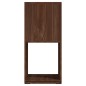 vidaXL Armario giratorio aglomerado roble marrón 34,5x34,5x75,5 cm vidaXL Armario giratorio aglomerado roble marrón 34,5x34,5x75,5 cm