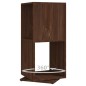 vidaXL Armario giratorio aglomerado roble marrón 34,5x34,5x75,5 cm vidaXL Armario giratorio aglomerado roble marrón 34,5x34,5x75,5 cm