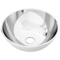 vidaXL Lavabo de cerámica plateado 28x10 cm