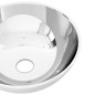 vidaXL Lavabo de cerámica plateado 28x10 cm
