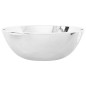 vidaXL Lavabo de cerámica plateado 28x10 cm
