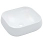 vidaXL Lavabo 44,5x39,5x14,5 cm cerámica blanco vidaXL Lavabo 44,5x39,5x14,5 cm cerámica blanco