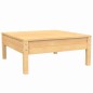 vidaXL Muebles de jardín 3 piezas madera maciza pino con cojines crema vidaXL Muebles de jardín 3 piezas madera maciza pino con cojines crema