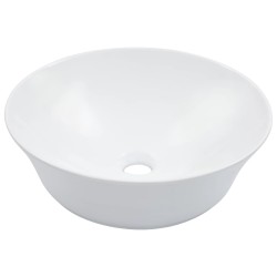 vidaXL Lavabo 41x12,5 cm cerámica blanco