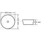 vidaXL Lavabo 41x12,5 cm cerámica blanco vidaXL Lavabo 41x12,5 cm cerámica blanco