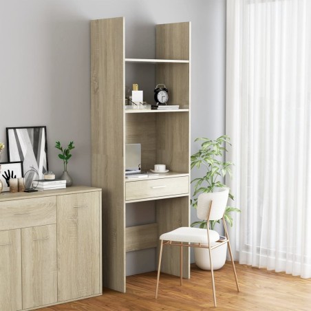 vidaXL Estantería madera contrachapada color roble Sonoma 60x35x180 cm