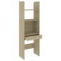 vidaXL Estantería madera contrachapada color roble Sonoma 60x35x180 cm vidaXL Estantería madera contrachapada color roble Sonoma 60x35x180 cm