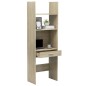 vidaXL Estantería madera contrachapada color roble Sonoma 60x35x180 cm vidaXL Estantería madera contrachapada color roble Sonoma 60x35x180 cm