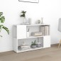 vidaXL Estantería librería madera contrachapada blanco 100x24x63 cm vidaXL Estantería librería madera contrachapada blanco 100x24x63 cm