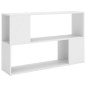 vidaXL Estantería librería madera contrachapada blanco 100x24x63 cm vidaXL Estantería librería madera contrachapada blanco 100x24x63 cm
