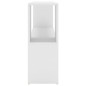 vidaXL Estantería librería madera contrachapada blanco 100x24x63 cm vidaXL Estantería librería madera contrachapada blanco 100x24x63 cm