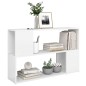 vidaXL Estantería librería madera contrachapada blanco 100x24x63 cm vidaXL Estantería librería madera contrachapada blanco 100x24x63 cm