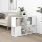 vidaXL Estantería librería madera contrachapada blanco 100x24x63 cm vidaXL Estantería librería madera contrachapada blanco 100x24x63 cm