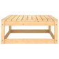 vidaXL Taburetes de jardín con cojines madera maciza de pino vidaXL Taburetes de jardín con cojines madera maciza de pino
