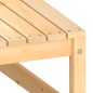 vidaXL Taburetes de jardín con cojines madera maciza de pino vidaXL Taburetes de jardín con cojines madera maciza de pino