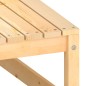 vidaXL Juego de muebles de jardín 3 pzas y cojines madera pino maciza vidaXL Juego de muebles de jardín 3 pzas y cojines madera pino maciza
