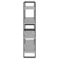 vidaXL Estantería 4 niveles contrachapada gris hormigón 100x30x140 cm vidaXL Estantería 4 niveles contrachapada gris hormigón 100x30x140 cm