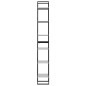 vidaXL Estantería 6 niveles madera contrachapada blanco 40x30x210 cm vidaXL Estantería 6 niveles madera contrachapada blanco 40x30x210 cm