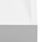 vidaXL Lavabo 80x46x11 cm resina mineral/mármol blanco vidaXL Lavabo 80x46x11 cm resina mineral/mármol blanco
