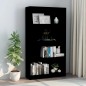 vidaXL Estantería de 4 niveles madera contrachapada negra 80x24x142 cm vidaXL Estantería de 4 niveles madera contrachapada negra 80x24x142 cm