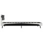 vidaXL Estructura de cama con LED cuero sintético negro 90x200 cm