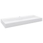 vidaXL Lavabo 120x46x11 cm resina mineral/mármol blanco vidaXL Lavabo 120x46x11 cm resina mineral/mármol blanco