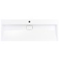 vidaXL Lavabo 120x46x11 cm resina mineral/mármol blanco vidaXL Lavabo 120x46x11 cm resina mineral/mármol blanco