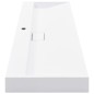 vidaXL Lavabo 120x46x11 cm resina mineral/mármol blanco vidaXL Lavabo 120x46x11 cm resina mineral/mármol blanco