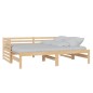 vidaXL Sofá cama extraíble madera maciza de pino 2x(90x200) cm vidaXL Sofá cama extraíble madera maciza de pino 2x(90x200) cm