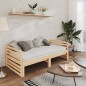 vidaXL Sofá cama extraíble madera maciza de pino 2x(90x200) cm vidaXL Sofá cama extraíble madera maciza de pino 2x(90x200) cm