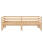 vidaXL Sofá cama extraíble madera maciza de pino 2x(90x200) cm vidaXL Sofá cama extraíble madera maciza de pino 2x(90x200) cm