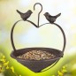HI Comedero para pájaros con forma de corazón marrón 22 cm HI Comedero para pájaros con forma de corazón marrón 22 cm