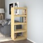 vidaXL Estantería/divisor de espacios madera maciza pino 60x35x135 cm vidaXL Estantería/divisor de espacios madera maciza pino 60x35x135 cm