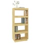vidaXL Estantería/divisor de espacios madera maciza pino 60x35x135 cm vidaXL Estantería/divisor de espacios madera maciza pino 60x35x135 cm