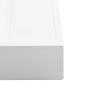 vidaXL Lavabo 50x50x12,3 cm resina mineral/mármol blanco vidaXL Lavabo 50x50x12,3 cm resina mineral/mármol blanco