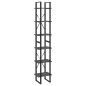 vidaXL Armario alto madera maciza de pino gris 40x30x210 cm vidaXL Armario alto madera maciza de pino gris 40x30x210 cm
