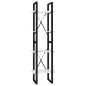 vidaXL Estantería 4 niveles madera contrachapada blanco 40x30x140 cm vidaXL Estantería 4 niveles madera contrachapada blanco 40x30x140 cm