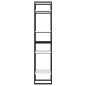 vidaXL Estantería 4 niveles madera contrachapada blanco 40x30x140 cm vidaXL Estantería 4 niveles madera contrachapada blanco 40x30x140 cm