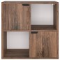 vidaXL Estantería de madera de ingeniería roble ahumado 60x27,5x59,5cm