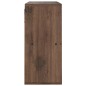 vidaXL Estantería de madera de ingeniería roble ahumado 60x27,5x59,5cm
