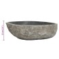vidaXL Lavabo de piedra de río ovalada 45-53 cm vidaXL Lavabo de piedra de río ovalada 45-53 cm