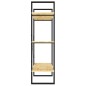 vidaXL Estantería de 3 niveles madera maciza de pino 100x30x105 cm vidaXL Estantería de 3 niveles madera maciza de pino 100x30x105 cm