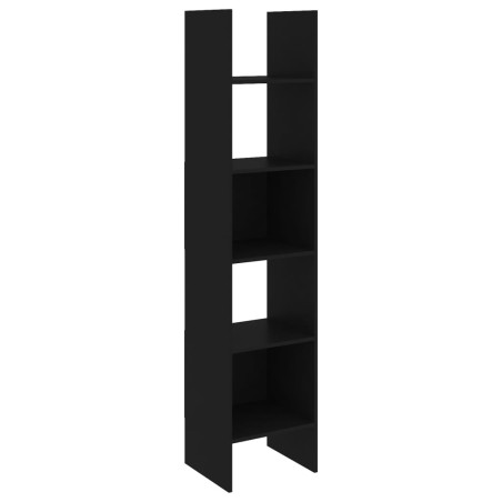 vidaXL Estantería de madera contrachapada negro 40x35x180 cm