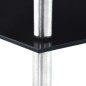 vidaXL Estantería 3 niveles cristal templado negro 30x30x67 cm vidaXL Estantería 3 niveles cristal templado negro 30x30x67 cm